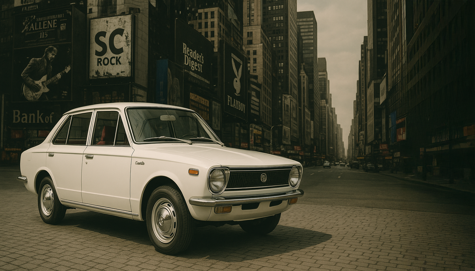 Toyota Corolla clásico, representa la historia de la marca Soft99